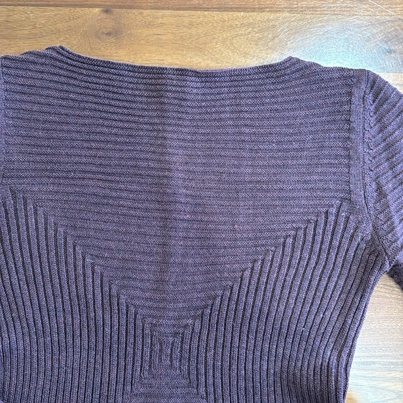 Danier Merino Wool Sweater Small Purple - Picture 2 of 8
